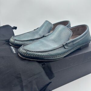 Dolce & Gabbana Men's Dark Green Moccasin Driving Loafer - UK 8 US 9 EU 42